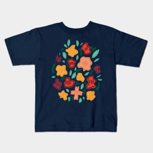 Flowery Friends Kids T-Shirt